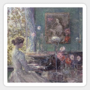 Improvisation by Childe Hassam Magnet